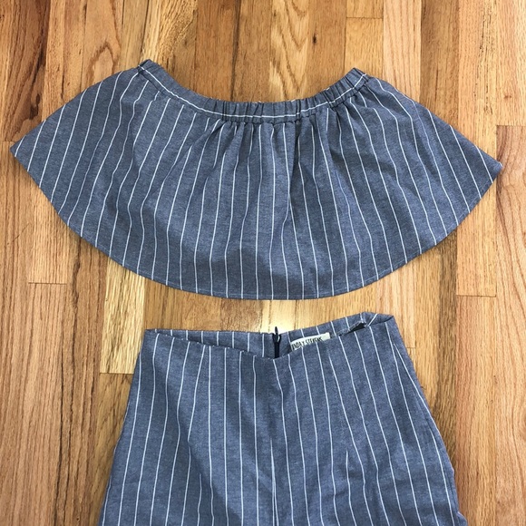 navy blue 2 piece - Picture 2 of 4